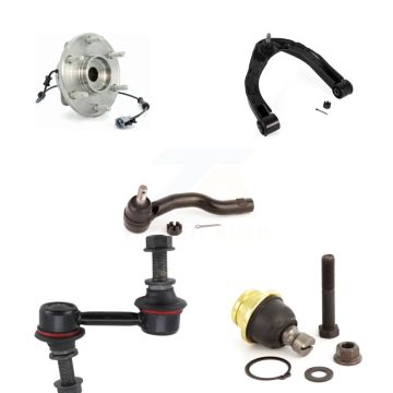 Front Right Upper Arm Lower Ball Joint Outer Tie Rod Link Kit (5Pc) For Nissan TITAN QX56 K7T-105422