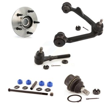 Front Right Hub Upper Arm Lower Ball Joint Outer Tie Rod & Link Kit (5Pc) For Ford F-150 K7T-105427