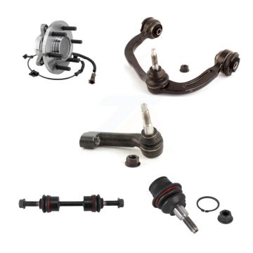 Front Right Hub Upper Control Arm Lower Ball Joint Outer Tie Rod Link Kit (5Pc) For Ford K7T-105441