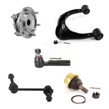 Front Right Bearing Upper Control Arm Lower Ball Joint Outer Tie Rod & Link Kit (5Pc) For K7T-105450