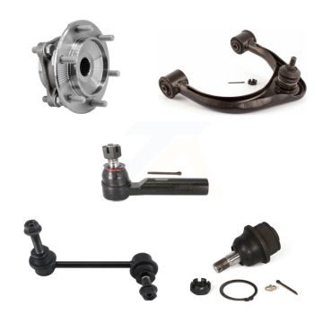Front Right Upper Control Arm Lower Ball Joint Outer Tie Rod Link Kit (5Pc) For Toyota FJ K7T-105451