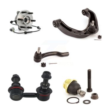 Front Right Upper Control Arm Lower Ball Joint Outer Tie Rod & Link Kit (5Pc) For Nissan K7T-105455