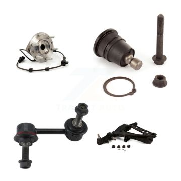 Front Left Hub Bearing Lower Arm Upper Ball Joint Link Kit For GMC Chevrolet Envoy XL EXT K7T-105469