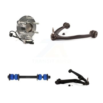 Front Left Hub Bearing Lower Upper Control Arm Link Kit For GMC Sierra 1500 Chevrolet RWD K7T-105473
