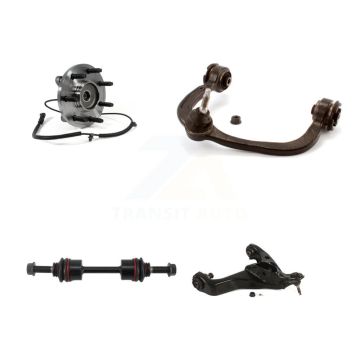 Front Left Hub Bearing Lower Upper Control Arm Link Kit For Ford F-150 With 7 Lug Wheels K7T-105481