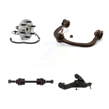 Front Left Hub Bearing Lower Upper Control Arm with Ball Joint & Link Kit For Ford F-150 K7T-105485