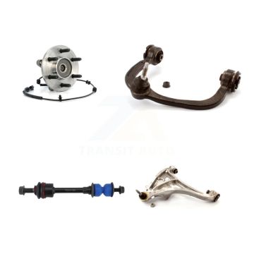 Front Left Bearing Lower Upper Control Arm & Link Kit For Ford F-150 Lincoln Mark LT 4WD K7T-105486