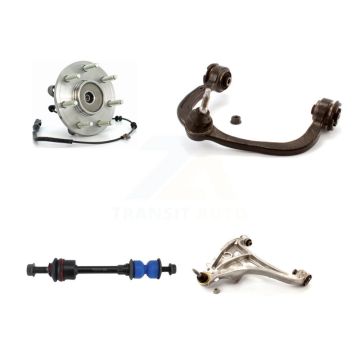 Front Left Bearing Lower Upper Control Arm & Link Kit For Ford F-150 Lincoln Mark LT 4WD K7T-105487