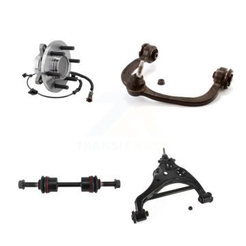 Front Left Hub Bearing Lower Upper Control Arm Link Kit For Ford F-150 Expedition Lincoln K7T-105506
