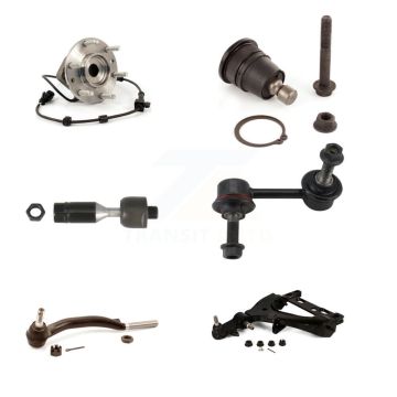 Front Left Bearing Lower Arm Upper Ball Joint Tie Rod Link Kit (6Pc) For GMC Chevrolet XL K7T-105559
