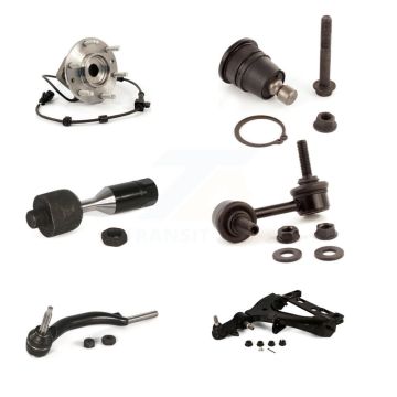Front Left Bearing Lower Arm Upper Ball Joint Tie Rod Link Kit (6Pc) For GMC Envoy XL EXT K7T-105561