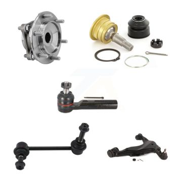 Front Left Bearing Lower Arm Upper Ball Joint Outer Tie Rod Link Kit (5Pc) For Toyota FJ K7T-105565