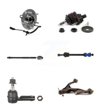 Front Left Bearing Lower Control Arm Upper Ball Joint Tie Rod Link Kit (6Pc) For Ram 1500 K7T-105587