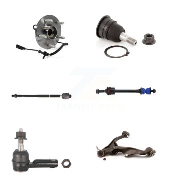 Front Left Bearing Lower Control Arm Upper Ball Joint Tie Rod Link Kit (6Pc) For Ram 1500 K7T-105588