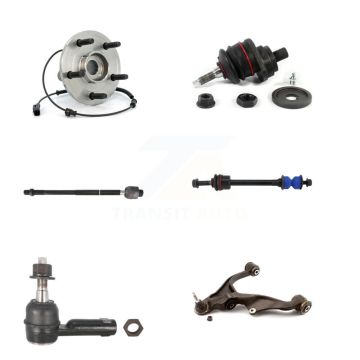 Front Left Bearing Lower Control Arm Upper Ball Joint Tie Rod Link Kit (6Pc) For Ram 1500 K7T-105593