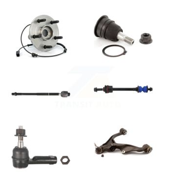 Front Left Bearing Lower Control Arm Upper Ball Joint Tie Rod Link Kit (6Pc) For Ram 1500 K7T-105594