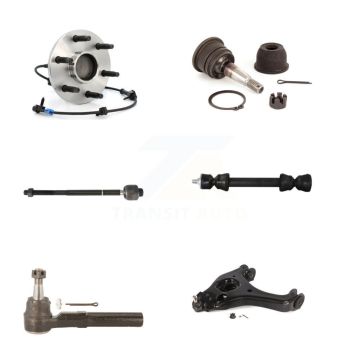 Front Left Bearing Lower Control Arm Upper Ball Joint Tie Rod Link Kit (6Pc) For 1500 GMC K7T-105598