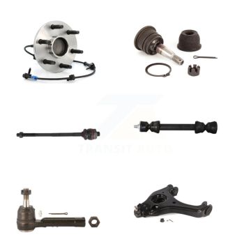 Front Left Bearing Lower Arm Upper Ball Joint Tie Rod & Link Kit (6Pc) For Chevrolet GMC K7T-105599