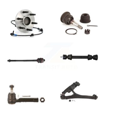 Front Left Bearing Lower Control Arm Upper Ball Joint Tie Rod Link Kit (6Pc) For GMC 1500 K7T-105601