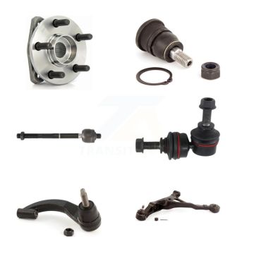 Front Left Bearing Lower Control Arm Upper Ball Joint Tie Rod Link Kit (6Pc) For Chrysler K7T-105611