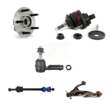 Front Left Bearing Lower Control Arm Upper Ball Joint Outer Tie Rod & Link Kit (5Pc) For K7T-105628