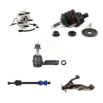 Front Left Bearing Lower Control Arm Upper Ball Joint Outer Tie Rod & Link Kit (5Pc) For K7T-105629