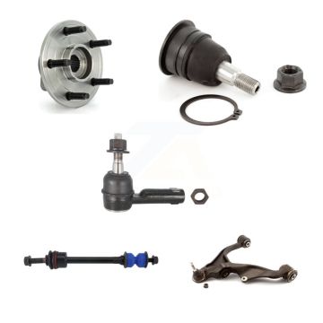 Front Left Bearing Lower Control Arm Upper Ball Joint Outer Tie Rod & Link Kit (5Pc) For K7T-105630