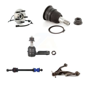 Front Left Bearing Lower Control Arm Upper Ball Joint Outer Tie Rod & Link Kit (5Pc) For K7T-105631