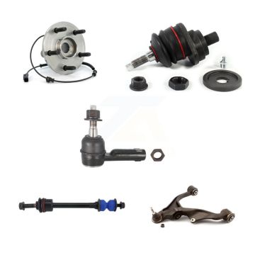 Front Left Bearing Lower Arm Upper Ball Joint Outer Tie Rod & Link Kit (5Pc) For Ram 1500 K7T-105632
