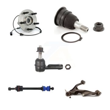 Front Left Bearing Lower Arm Upper Ball Joint Outer Tie Rod & Link Kit (5Pc) For Ram 1500 K7T-105633
