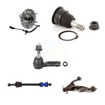 Front Left Bearing Lower Arm Upper Ball Joint Outer Tie Rod & Link Kit (5Pc) For Ram 1500 K7T-105635