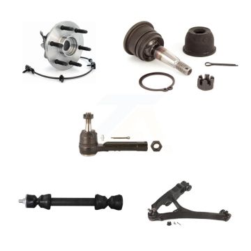 Front Left Bearing Lower Arm Upper Ball Joint Outer Tie Rod Link Kit (5Pc) For Chevrolet K7T-105636