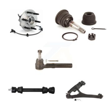 Front Left Bearing Lower Arm Upper Ball Joint Outer Tie Rod Link Kit (5Pc) For Chevrolet K7T-105637