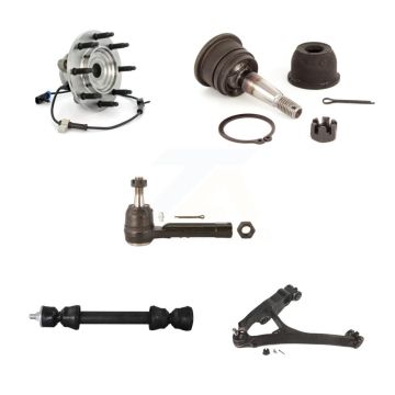 Front Left Bearing Lower Arm Upper Ball Joint Outer Tie Rod Link Kit (5Pc) For Chevrolet K7T-105639