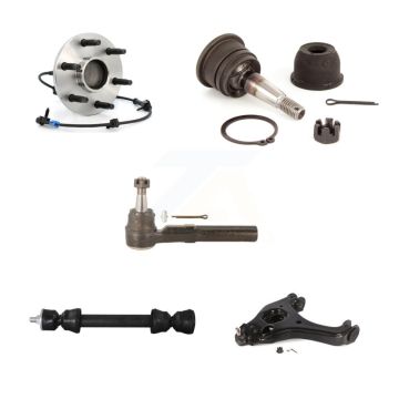 Front Left Bearing Lower Arm Upper Ball Joint Outer Tie Rod Link Kit (5Pc) For Chevrolet K7T-105640