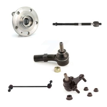 Front Left Hub Bearing Lower Ball Joint Tie Rod & Link Kit (5Pc) For Volkswagen Passat CC K7T-105666