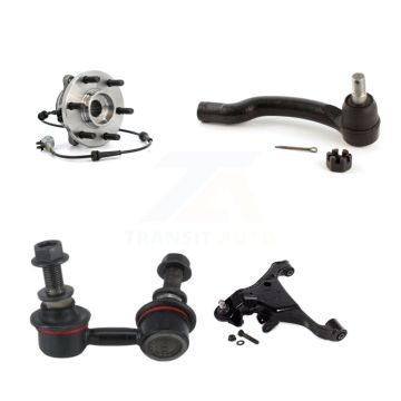 Front Left Bearing Lower Control Arm Outer Tie Rod & Link Kit For Nissan Frontier Xterra K7T-105689