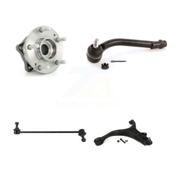 Front Left Hub Bearing Lower Control Arm Outer Tie Rod Link Kit For Hyundai Santa Fe Kia K7T-105692