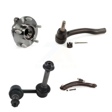 Front Left Bearing Lower Control Arm Outer Tie Rod Link Kit For Nissan 370Z Base/Touring K7T-105694