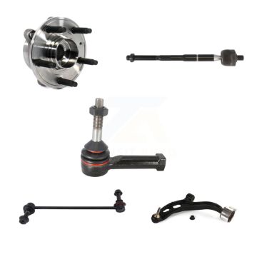 Front Left Bearing Lower Control Arm Tie Rod Link Kit (5Pc) For 2013-2015 Ford Taurus SHO K7T-105708