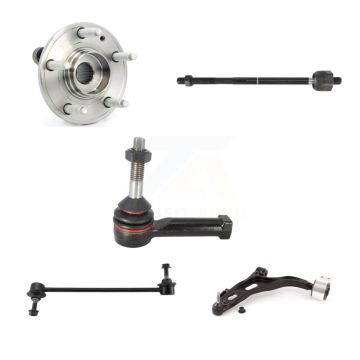 Front Left Bearing Lower Control Arm Tie Rod Link Kit (5Pc) For Ford Five Hundred Mercury K7T-105709