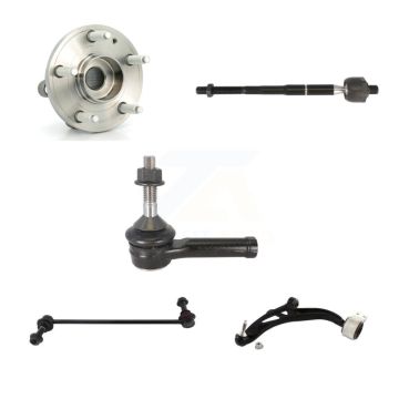Front Left Bearing Lower Arm Tie Rod Link Kit (5Pc) For Ford Explorer Police Interceptor K7T-105713