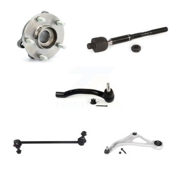 Front Left Hub Bearing Lower Control Arm Tie Rod Link Kit (5Pc) For Nissan Altima Maxima K7T-105728