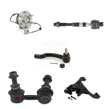 Front Left Bearing Lower Control Arm Tie Rod & Link Kit (5Pc) For Nissan Frontier Xterra K7T-105735