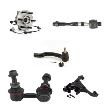 Front Left Bearing Lower Control Arm Tie Rod & Link Kit (5Pc) For Nissan Frontier Xterra K7T-105736
