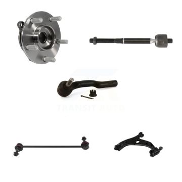 Front Left Bearing Lower Control Arm Ball Joint Tie Rod Link Kit (5Pc) For Mazda 3 Sport K7T-105738