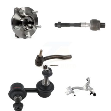 Front Left Bearing Lower Control Arm with BJ Tie Rod Link Kit (5Pc) For INFINITI G37 G35 K7T-105740