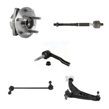 Front Left Bearing Lower Arm Tie Rod & Link Kit (5Pc) For 2016-2019 Chevrolet Cruze Volt K7T-105743