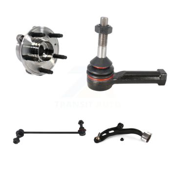 Front Left Bearing Lower Control Arm Outer Tie Rod Link Kit For 2013-2019 Ford Taurus SHO K7T-105745