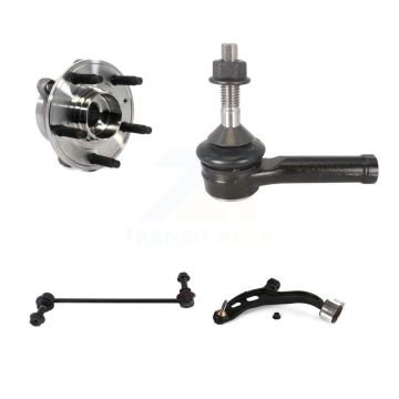Front Left Hub Bearing Lower Arm Outer Tie Rod Link Kit For Ford Police Interceptor Sedan K7T-105747